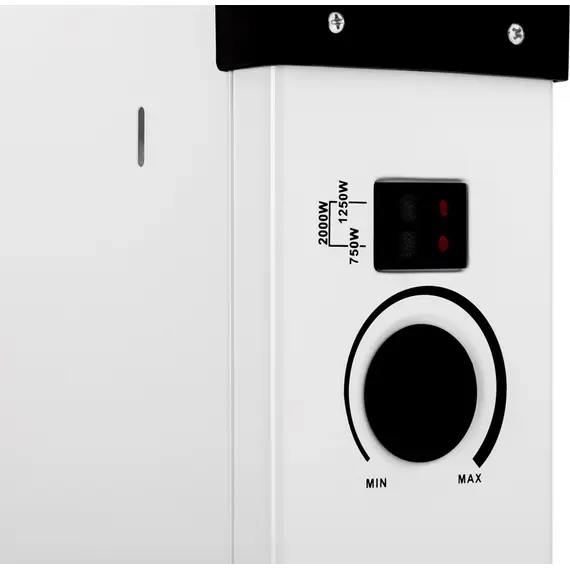 Конвектор ARDESTO CHK-2000MW, 20м2, 2000Вт, меоническое. управление, открытый нагревательный элемент, белый, фото , изображение 6