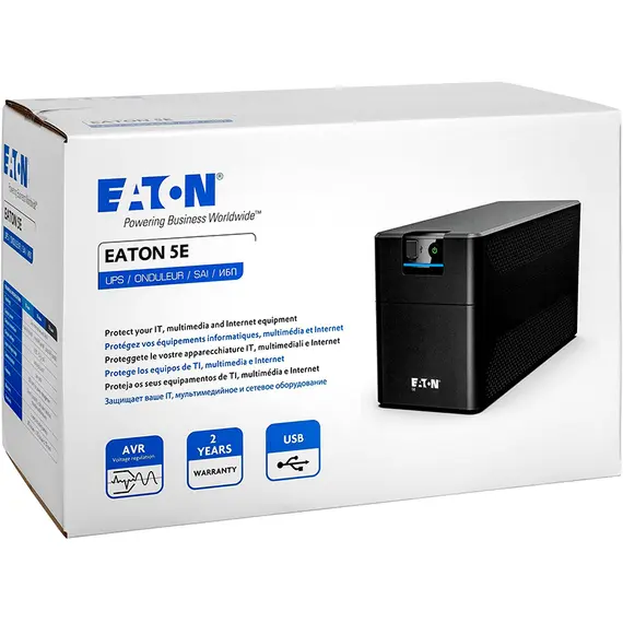 Источник бесперебойного питания Eaton 5E G2, 1600VA/900W, USB, 4xSchuko, фото , изображение 4