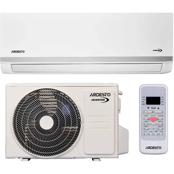 Кондиціонер Ardesto ACM-12ERP-R32-WI-FI-AG-S 35м2 інвертор 12000BTU 3.5кВт A++/A+ -20°С Wi-Fi R32 білий, image 