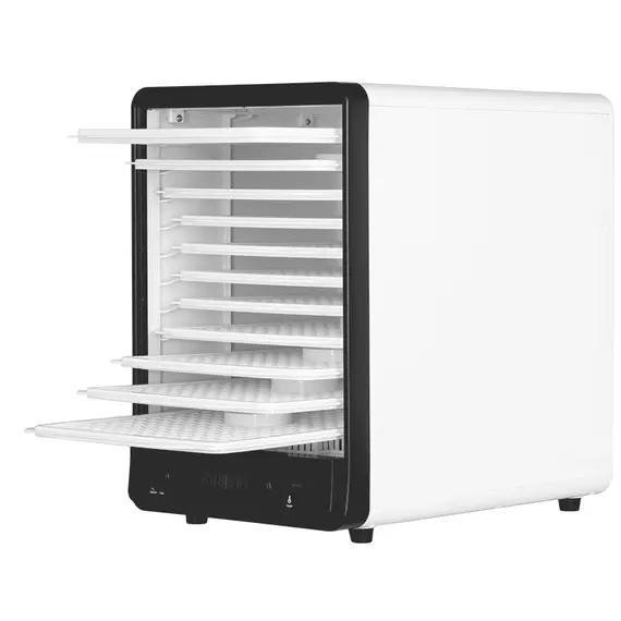 Сушилка для продуктов Ardesto FDB-1138, 550Вт, поддонов - 10+1x3см, сетка для ягод, пластик, белый, фото , изображение 7