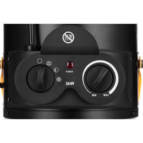 Теплова гармата ARDESTO IFH-03B, 30м2, 3000Вт, механічне управління, 340 м3/г, керамічний нагріваючий елемент, чорний, image _ab__is.image_number.default