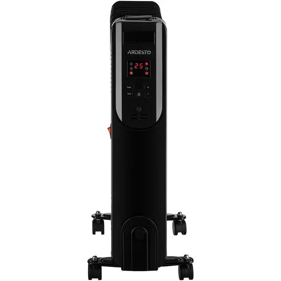 Обогреватель масляный ARDESTO OFH-E09X2, 20м2, 2000Вт, электронное управление, 9 секций, пульт ДУ, черный, фото , изображение 4