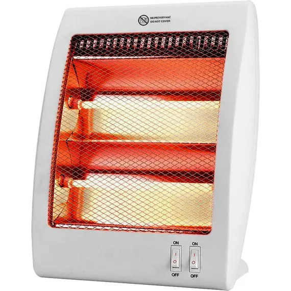 Обігрівач інфрачервоний Neo Tools, 12м кв, 800Вт, кварцовий нагріваючий елемент, білий, image 