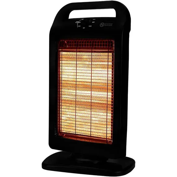 Обогреватель инфракрасный Neo Tools, 45м кв. 1200Вт, галогенный нагревательный элемент, черный, фото 