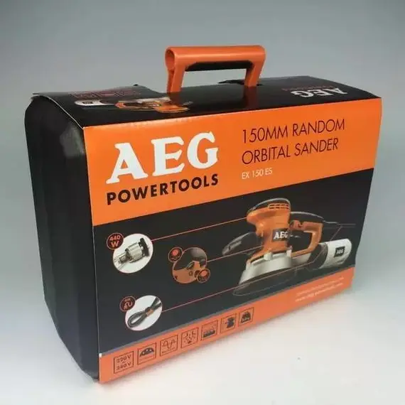 Шлифмашина эксцентрическая AEG EX150ES, 440Вт, фото , изображение 2