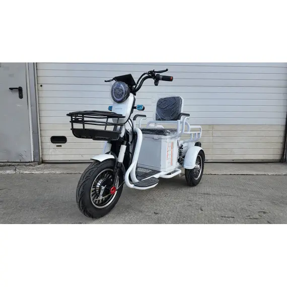 Электроскутер Forte CARGO (белый), фото , изображение 7