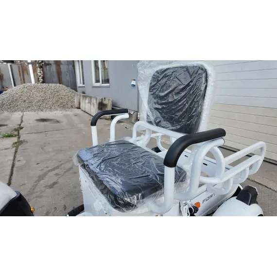 Электроскутер Forte CARGO (белый), фото , изображение 15