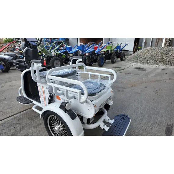 Электроскутер Forte CARGO (белый), фото , изображение 22