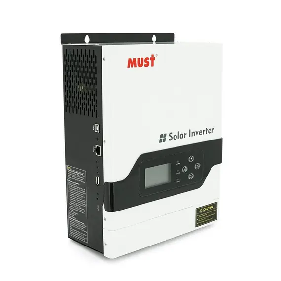 Гiбрiдний ДБЖ MUST PV18-1512VPM, 1500W, 12V, ток заряда 10/20А, 160-275V, MPPT (60А, 15-145 Vdc), image 