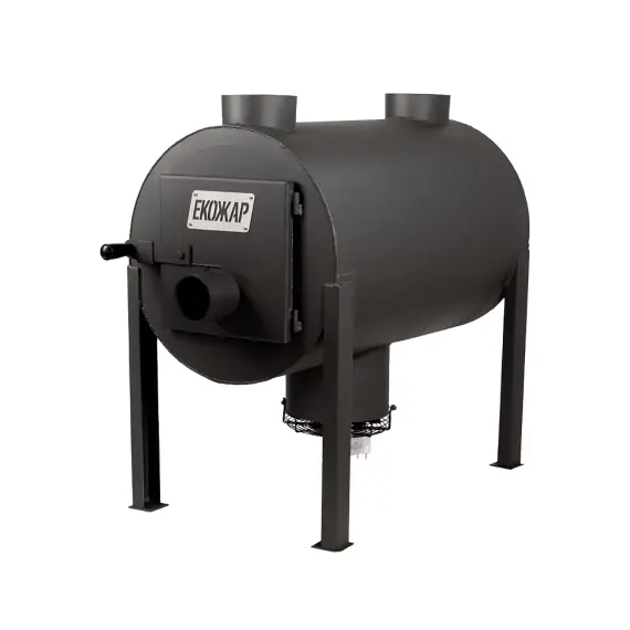 Печь буржуйка Экожар Про 350 плюс комплект с вентилятором, фото 