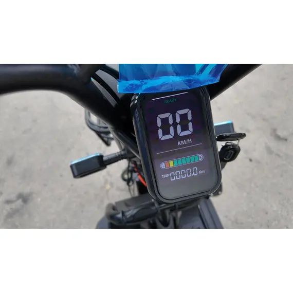 Электротрайк FADA OLDi (трехколесный электроскутер) черный, фото , изображение 14