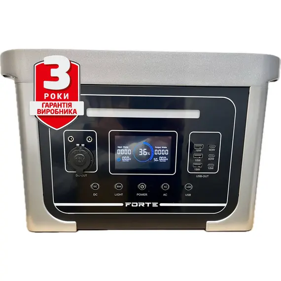 Портативная зарядная станция Must (Forte) PS-1024 LFP, 1000 Вт, 1330Вт/час, LiFePO4 (літій-залізо-фосфатний), image _ab__is.image_number.default