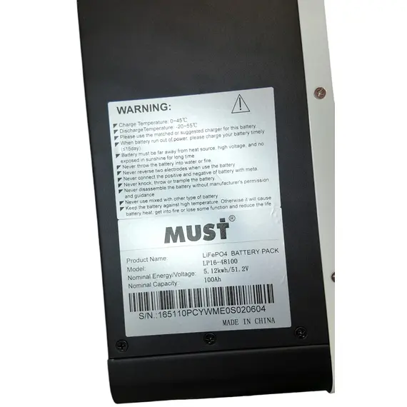 Аккумуляторный блок Must LP16-48100, фото , изображение 6