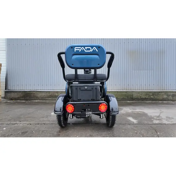 Электротрайк FADA OLDi (трехколесный электроскутер) Синий, фото , изображение 4