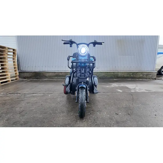 Электротрайк FADA OLDi (трехколесный электроскутер) Синий, фото , изображение 8