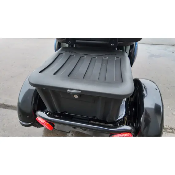 Электротрайк FADA OLDi (трехколесный электроскутер) Синий, фото , изображение 17