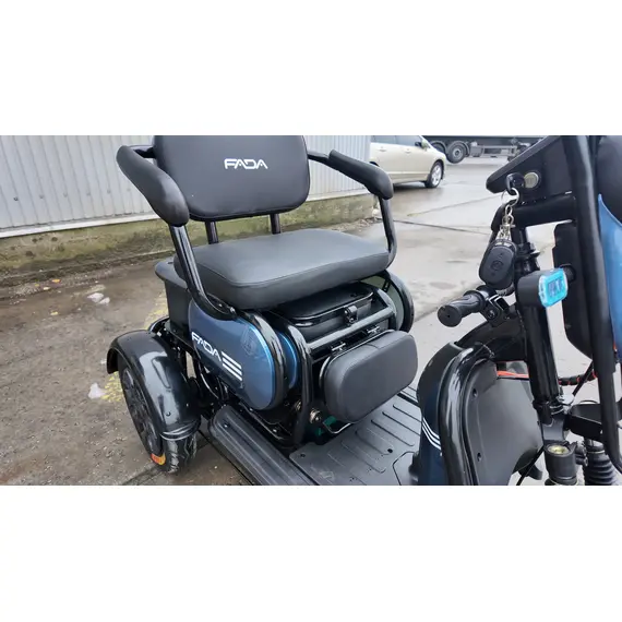 Электротрайк FADA OLDi (трехколесный электроскутер) Синий, фото , изображение 19