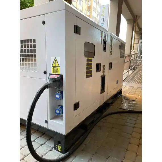 Электростанция дизельная Hyundai DHY 35KSE+ATS 60A, трёхфазный (380 В), 28 кВт, фото , изображение 3