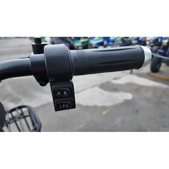 Электротрайк FADA OLDi (трехколесный электроскутер) коричневый, фото , изображение 18