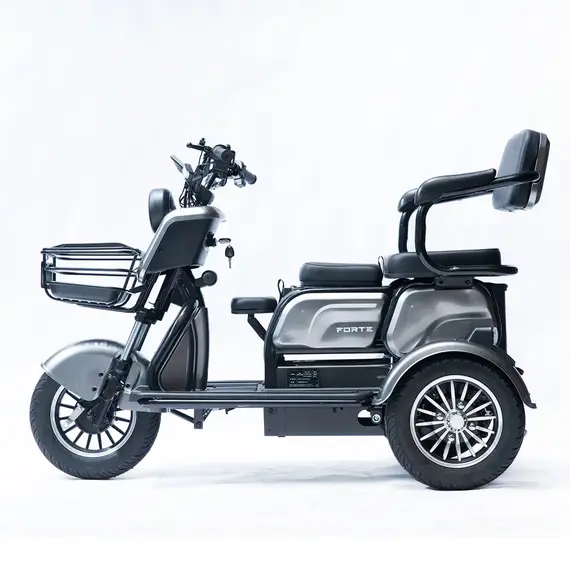 Электроскутер Forte FAMILY-P1000 (Серый), фото , изображение 2