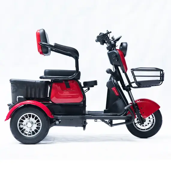 Электроскутер Forte FAMILY-P600 (красный), фото , изображение 4