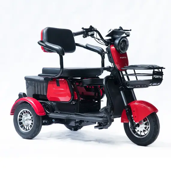 Электроскутер Forte FAMILY-P600 (красный), фото , изображение 5