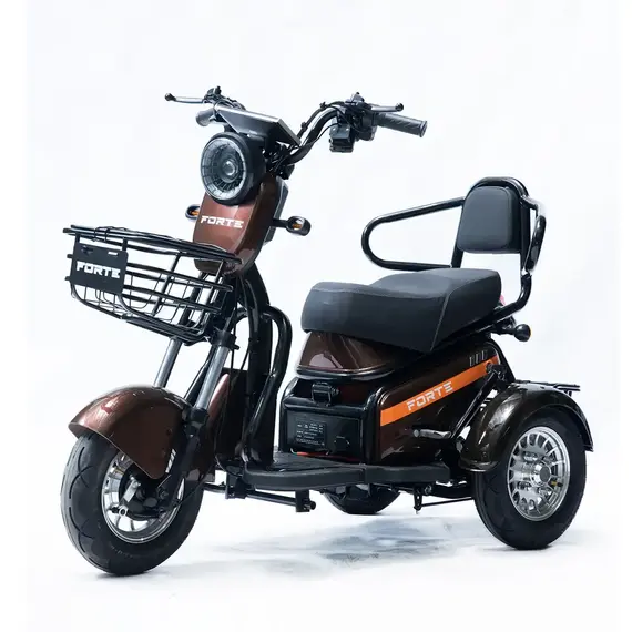 Электроскутер Forte S1-P600 (Коричневый), фото 