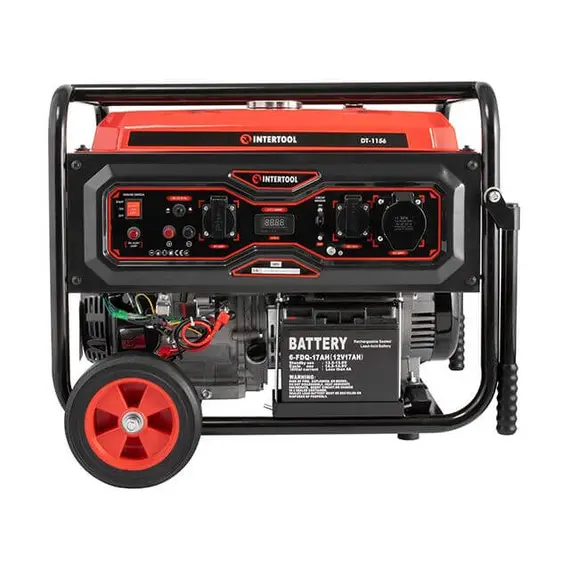 Генератор бензиновый INTERTOOL STORM DT-1156, однофазный (230 В), 5.5 кВт, фото , изображение 4