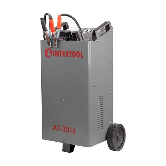Пускозарядное устройство INTERTOOL AT-3016 12/24 В, зарядка 50/75 А, пуск 300 А, 20-600 Ач, фото , изображение 3