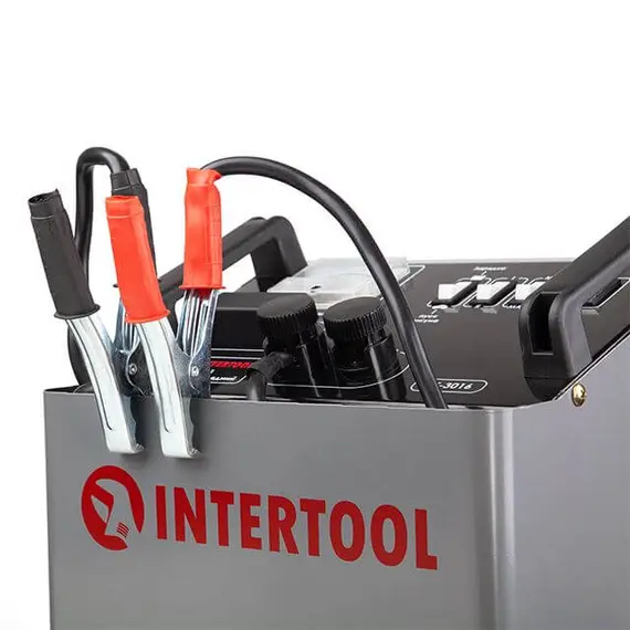 Пускозарядное устройство INTERTOOL AT-3016 12/24 В, зарядка 50/75 А, пуск 300 А, 20-600 Ач, фото , изображение 4