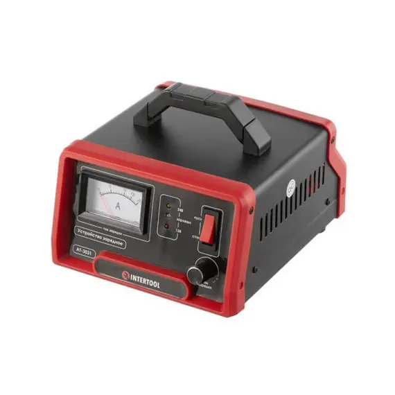 Зарядний пристрій INTERTOOL AT-3031 12/24 В, 0-10 А, 6-150 Агод, image 