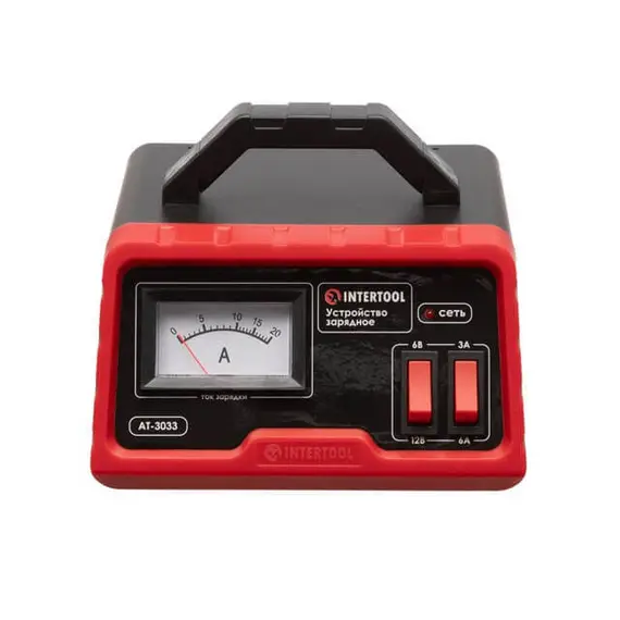 Зарядний пристрій INTERTOOL AT-3033 6/12 В, 3/6 А, 4-60 Агод, image _ab__is.image_number.default