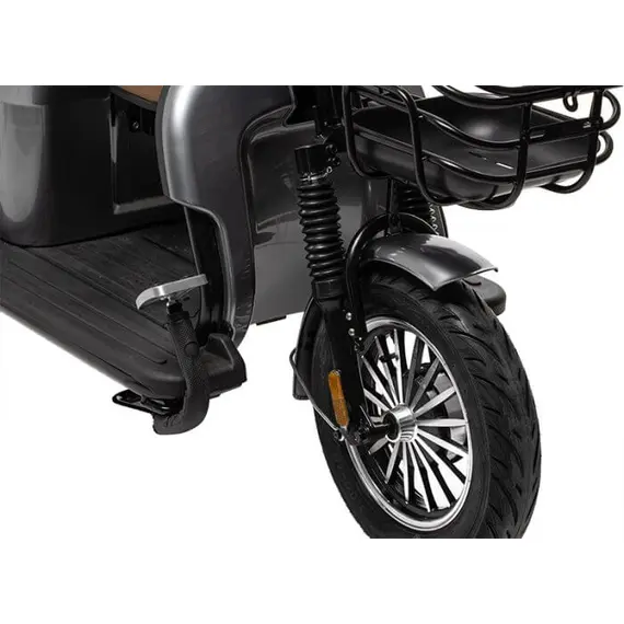 Электротрайк Crosser TR4 Vagon (трехколесный электроскутер) красный 800w, фото , изображение 11