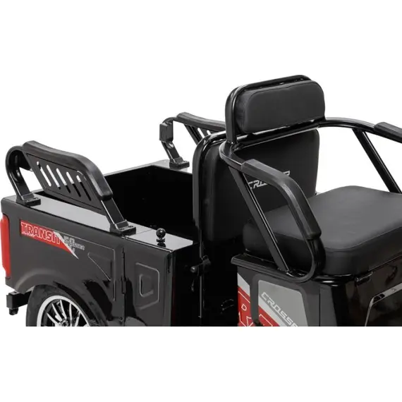 Электротрайк Crosser TR5 Tansit (трехколесный электроскутер) синий 800w, фото , изображение 17