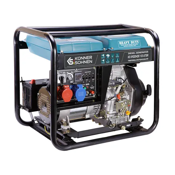 Генератор дизельний Könner&Söhnen KS 9100HDE-1/3 ATSR, універсальний 1/3 (230/380 В), 7 кВт, image _ab__is.image_number.default