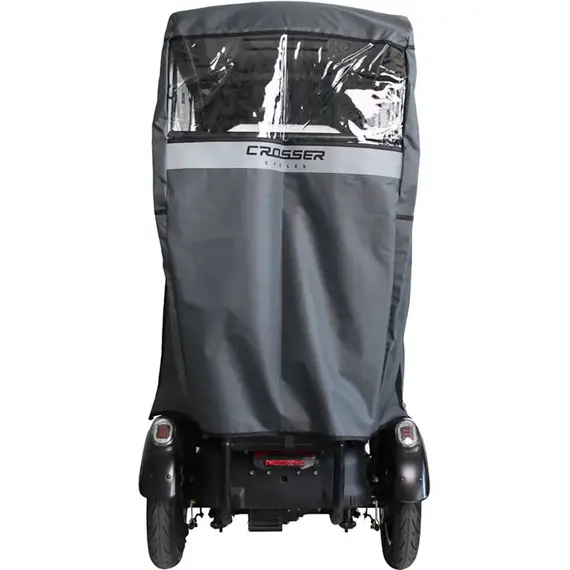 Електротрайк Crosser TR3 (триколісний електроскутер) сірий 800w, image _ab__is.image_number.default