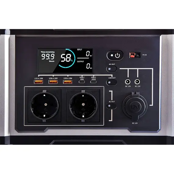 Портативное зарядное устройство EnerSol EPB-1000NF, 1000 Вт, 1030Вт/час, Li-NCM, фото , изображение 7