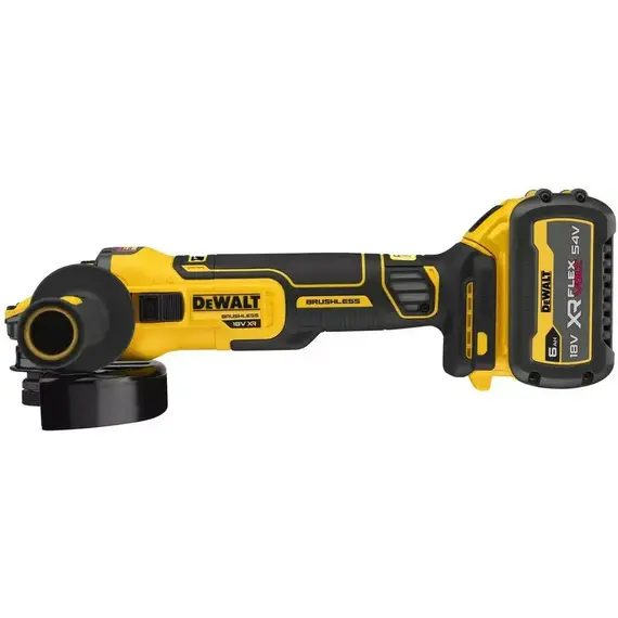 Шлифмашина угловая аккумуляторная бесщеточная DeWALT DCG409T1, фото , изображение 2