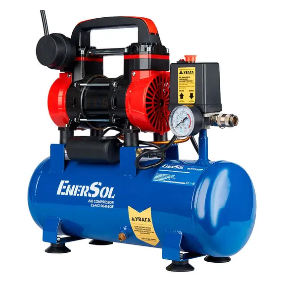 Компресор повітряний поршневий ENERSOL ES-AC100-8-2OF, image 