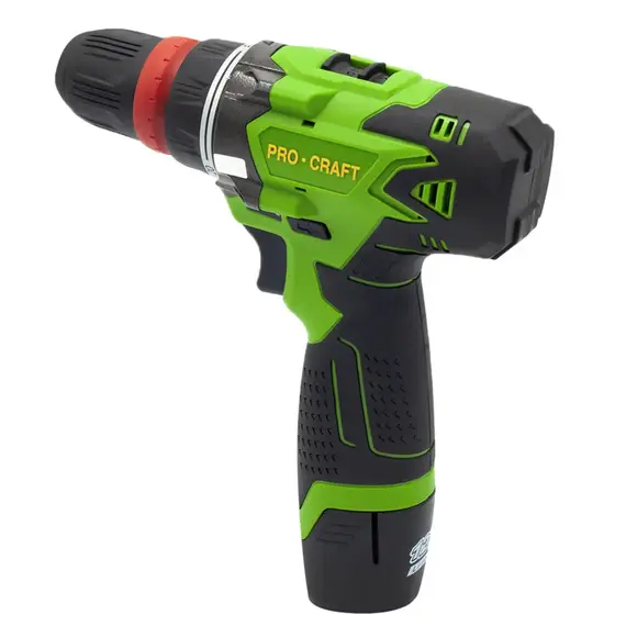 Шуруповёрт аккумуляторный ProCraft INDUSTRIAL РA-12DFR 12В Li-Ion 2.0Ач бесщёточный 22Нм 0-1200 об/мин DFR-патрон с АКБ и ЗУ (в комплекте), фото , изображение 6