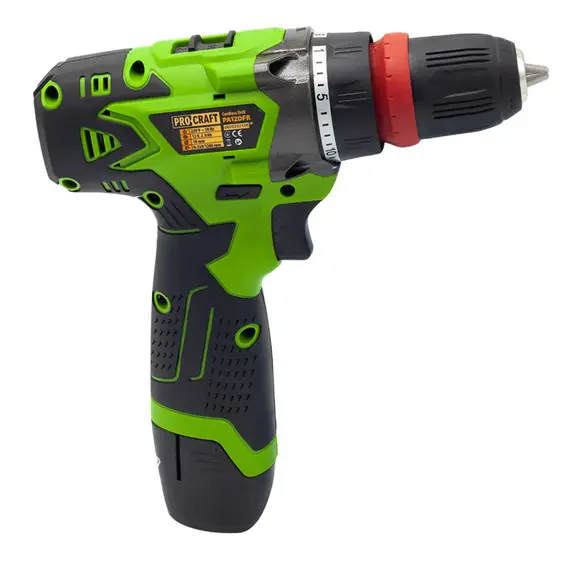 Шуруповёрт аккумуляторный ProCraft INDUSTRIAL РA-12DFR 12В Li-Ion 2.0Ач бесщёточный 22Нм 0-1200 об/мин DFR-патрон с АКБ и ЗУ (в комплекте), фото , изображение 4