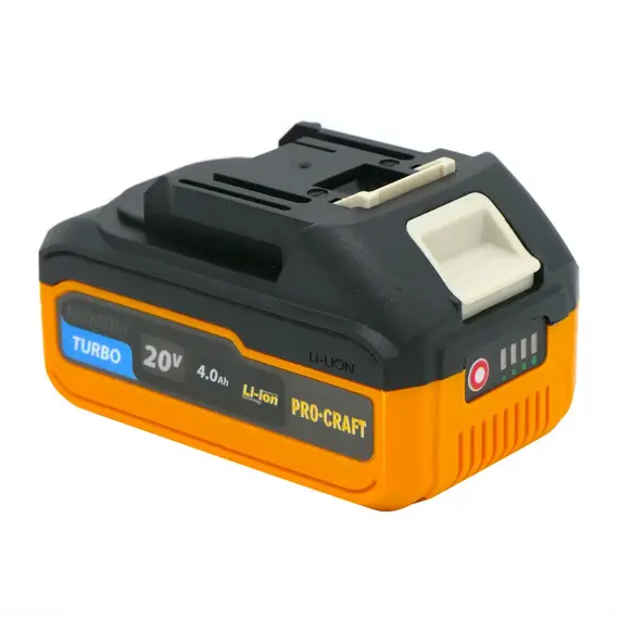 Аккумуляторная батарея ProCraft 20/4 TURBO 20V 4Ah литий-ионна (Li-ion), фото , изображение 8