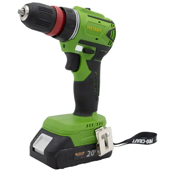 Шуруповерт аккумуляторный бесщеточный ProCraft PA-18LiN DFR с АКБ и ЗУ, фото , изображение 4