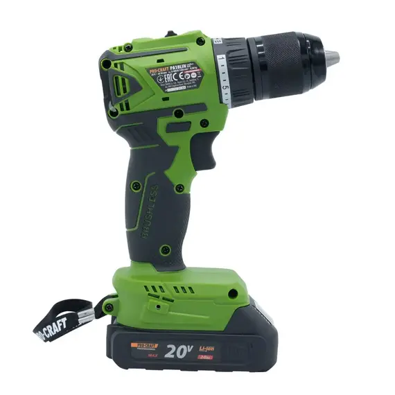 Шурупокрут акумуляторний безщітковий ProCraft PA-18LiN з АКБ та ЗП, image _ab__is.image_number.default