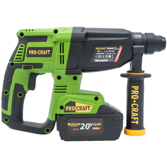 Перфоратор акумуляторний ProCraft PHA-40 без АКБ та ЗП, image _ab__is.image_number.default