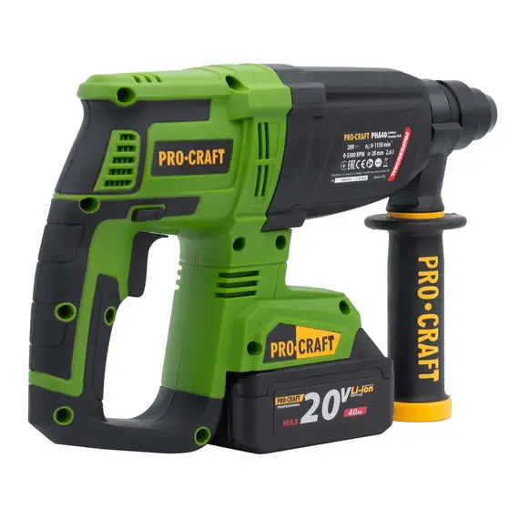 Перфоратор акумуляторний ProCraft PHA-40 + кейс без АКБ та ЗП, image _ab__is.image_number.default
