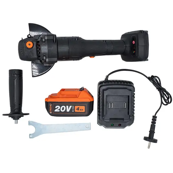 Шлифмашина угловая аккумуляторная STROMO AGA-216, фото , изображение 6