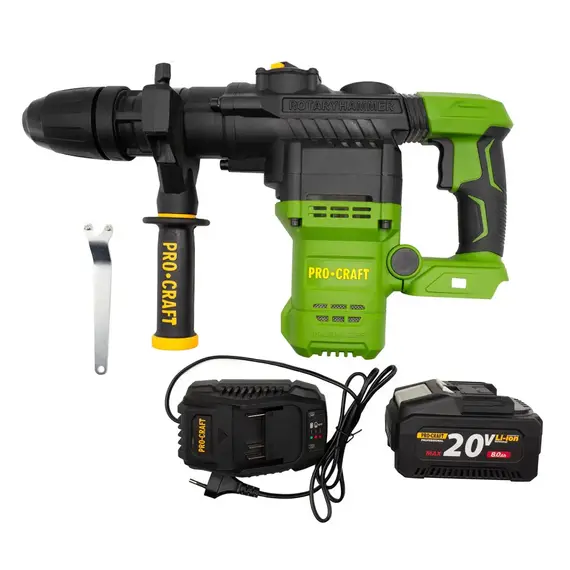 Перфоратор акумуляторний ProCraft PHA-50 з АКБ та ЗП, image _ab__is.image_number.default