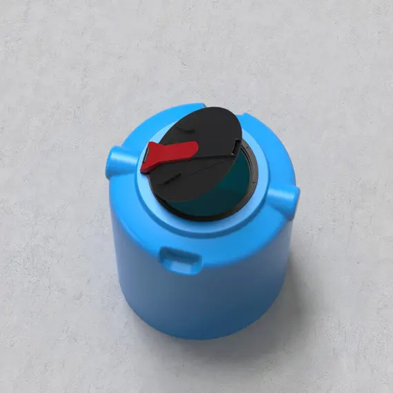 Ємність ВО 500 кришка з клапаном синя Вігер (79х79х125), image _ab__is.image_number.default