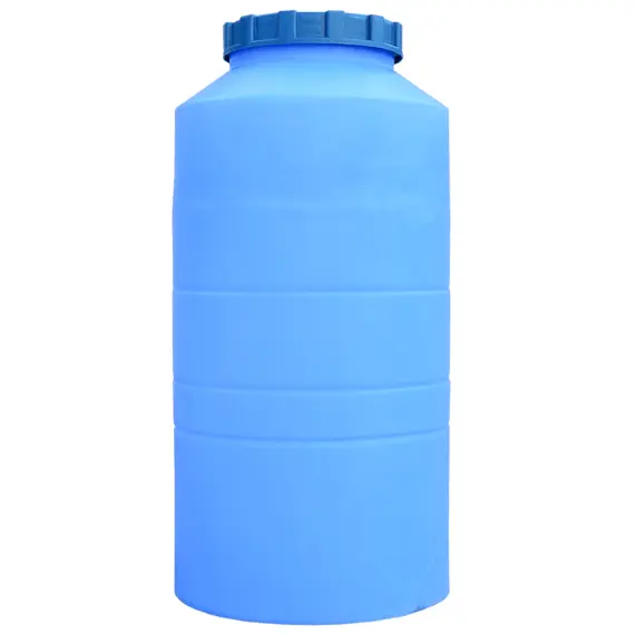 Ємність ВО 250 синя ПБ (56х56х114), image 